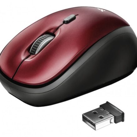 MOUSE TRUST YVI WIRELESS ECO RED