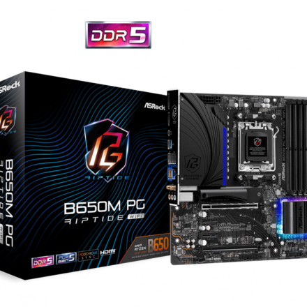 MOTHER ASROCK (AM5) B650M PG RIPTIDE WIFI MOTHER ASROCK (AM5) B650M PG RIPTIDE WIFI