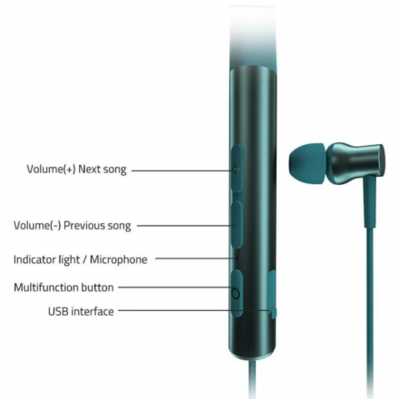 AURICULAR FYD FENDA N203 GREEN