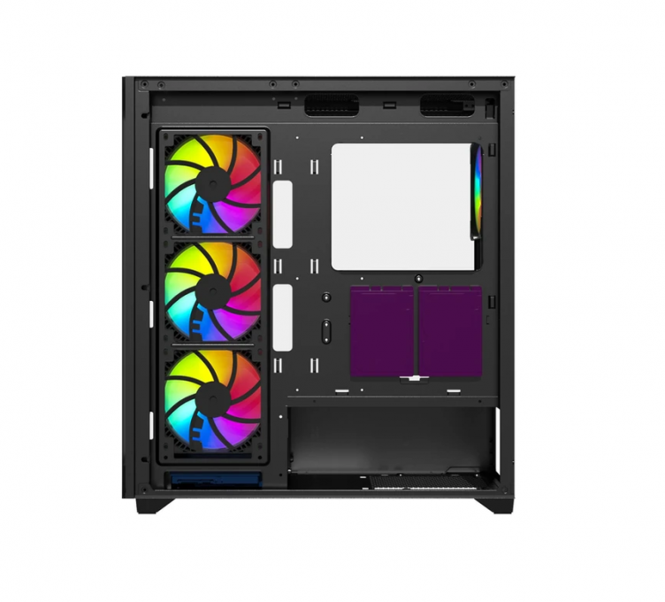 GABINETE GAMER RAIDMAX INFINITA i800 FISHTANK TG RGB - 3 GABINETE GAMER RAIDMAX INFINITA i800 FISHTANK TG RGB