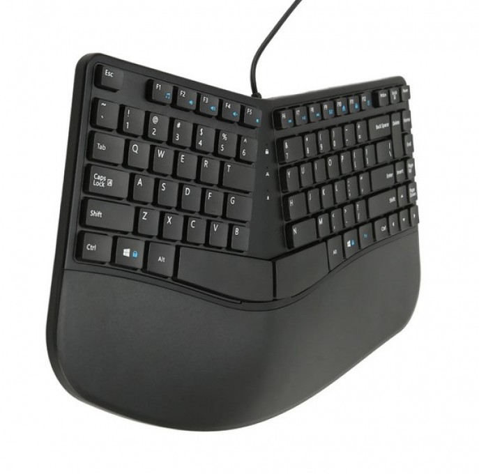 TECLADO CURVO ERGONOMICO GENIUS ERGO KB-700 BLACK USB - 4 TECLADO CURVO ERGONOMICO GENIUS ERGO KB-700 BLACK USB