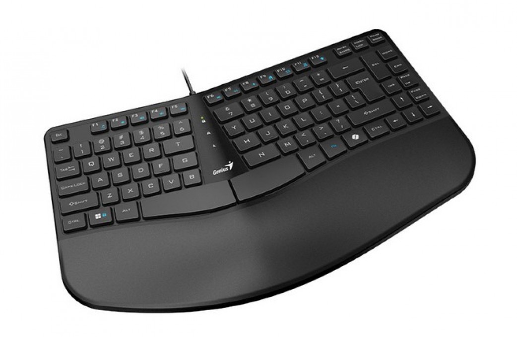 TECLADO CURVO ERGONOMICO GENIUS ERGO KB-700 BLACK USB - 2 TECLADO CURVO ERGONOMICO GENIUS ERGO KB-700 BLACK USB