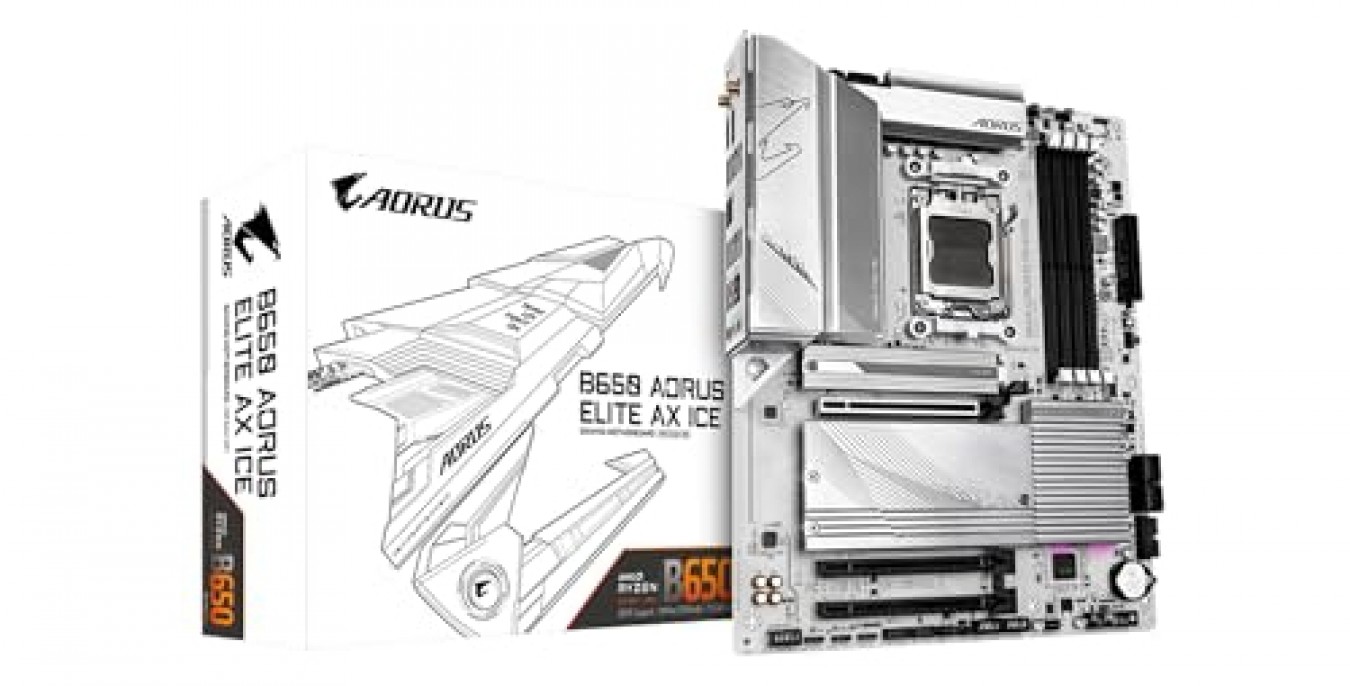 MOTHER GIGABYTE (AM5) B650 AORUS ELITE AX ICE MOTHER GIGABYTE (AM5) B650 AORUS ELITE AX ICE
