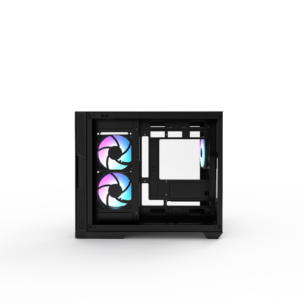 GABINETE GAMER RAIDMAX INFINITA i630 FISHTANK CURVED GLASS ARGB BLACK