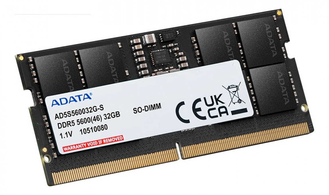 MEMORIA ADATA SODIMM DDR5 32GB 5600 - 2 MEMORIA ADATA SODIMM DDR5 32GB 5600