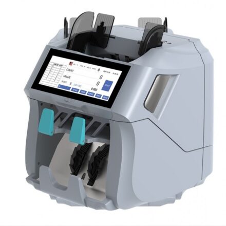 OXXEN CL-T3040UM-B CONTADORA Y CLASIFICADORA DE BILLETES DOS BANDEJAS 2 SENSORES PANTALLA TACTIL