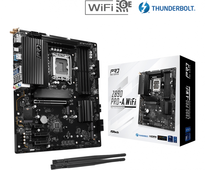 MOTHER ASROCK (LGA1851) Z890 PRO-A WIFI MOTHER ASROCK (LGA1851) Z890 PRO-A WIFI