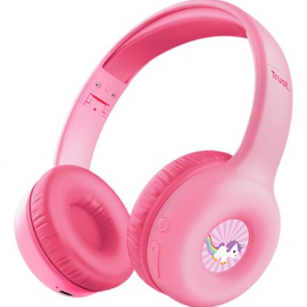 AURICULAR TRUST NOUNA WIRELESS KIDS PINK
