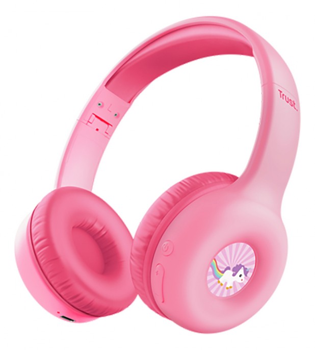 AURICULAR TRUST NOUNA WIRELESS KIDS PINK AURICULAR TRUST NOUNA WIRELESS KIDS PINK