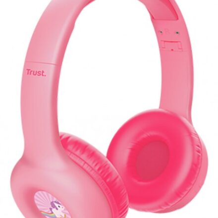 AURICULAR TRUST NOUNA WIRELESS KIDS PINK
