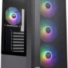 GABINETE THERMALTAKE S200 PLUS TG ARGB BLACK TEMPERED GLASS