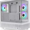 Gabinete | Thermaltake | View 270 Plus TG ARGB Snow | ATX con 3 fans ARGB
