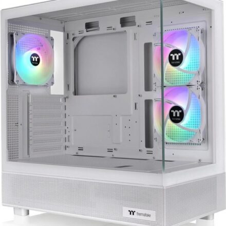 Gabinete | Thermaltake | View 270 Plus TG ARGB Snow | ATX con 3 fans ARGB