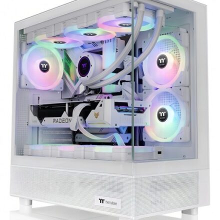 Gabinete | Thermaltake | View 270 Plus TG ARGB Snow | ATX con 3 fans ARGB