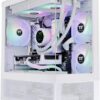 GABINETE THERMALTAKE VIEW 170 TG ARGB SNOW WHITE TEMPERED GLASS - 2 GABINETE THERMALTAKE VIEW 170 TG ARGB SNOW WHITE TEMPERED GLASS