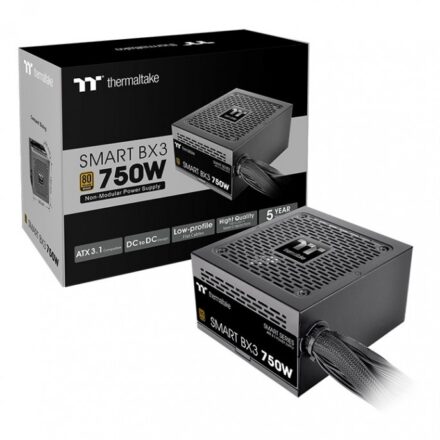 Fuente | Thermaltake | Smart BX3 SPD-0750AH2NLB-3 750W 80 Plus Bronze Fuente | Thermaltake | Smart BX3 SPD-0750AH2NLB-3 750W 80 Plus Bronze