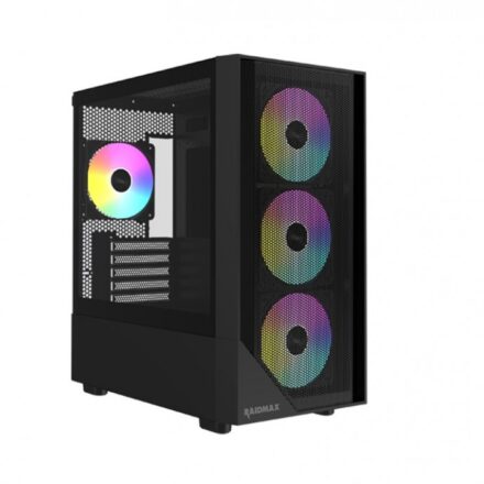 GABINETE GAMER RAIDMAX MESHIAN X609 MicroATX BLACK