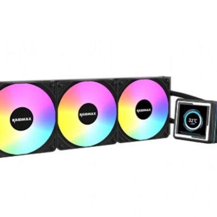 WATER COOLER CPU RAIDMAX LM360 RGB LCD DISPLAY BLACK