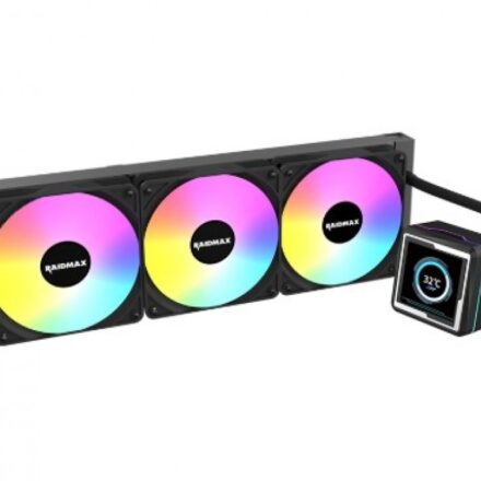 WATER COOLER CPU RAIDMAX LM360 RGB LCD DISPLAY BLACK