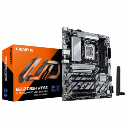 PC | Gigabyte | B860 DS3H WIFI6E | LGA1851 DDR5 Wi‑Fi 6E PCIe 5.0