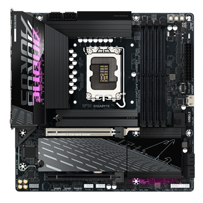 MOTHER GIGABYTE (LGA 1851) B860M AORUS ELITE - 4 MOTHER GIGABYTE (LGA 1851) B860M AORUS ELITE