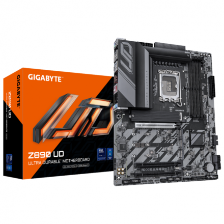 Motherboard | GIGABYTE | Z890 UD | LGA1851 DDR5 ATX 2.5GbE LAN Motherboard | GIGABYTE | Z890 UD | LGA1851 DDR5 ATX 2.5GbE LAN