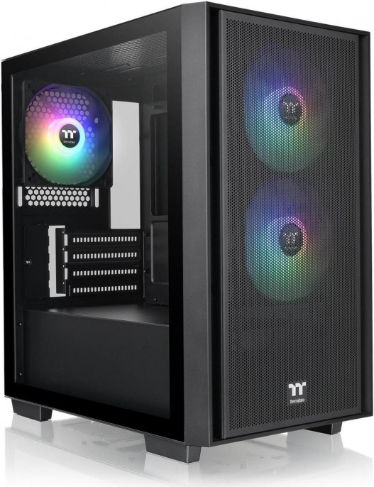GABINETE GAMER THERMALTAKE VERSA H16 TG ARGB BLACK TEMP GLASS GABINETE GAMER THERMALTAKE VERSA H16 TG ARGB BLACK TEMP GLASS