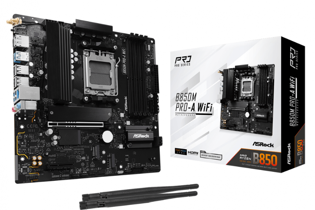 MOTHER ASROCK (AM5) B850M PRO-A WIFI MOTHER ASROCK (AM5) B850M PRO-A WIFI
