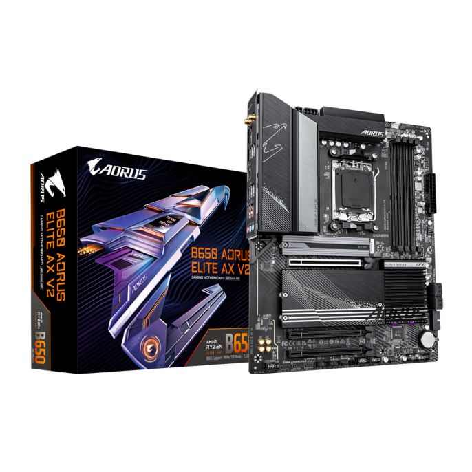 MOTHER GIGABYTE (AM5) B650 AORUS ELITE AX V2 MOTHER GIGABYTE (AM5) B650 AORUS ELITE AX V2