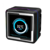 WATER COOLER CPU RAIDMAX LM240 RGB LCD DISPLAY BLACK