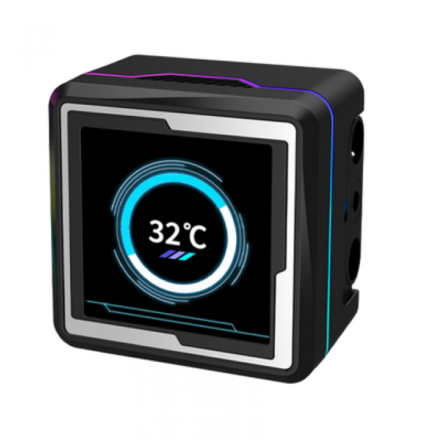 WATER COOLER CPU RAIDMAX LM240 RGB LCD DISPLAY BLACK