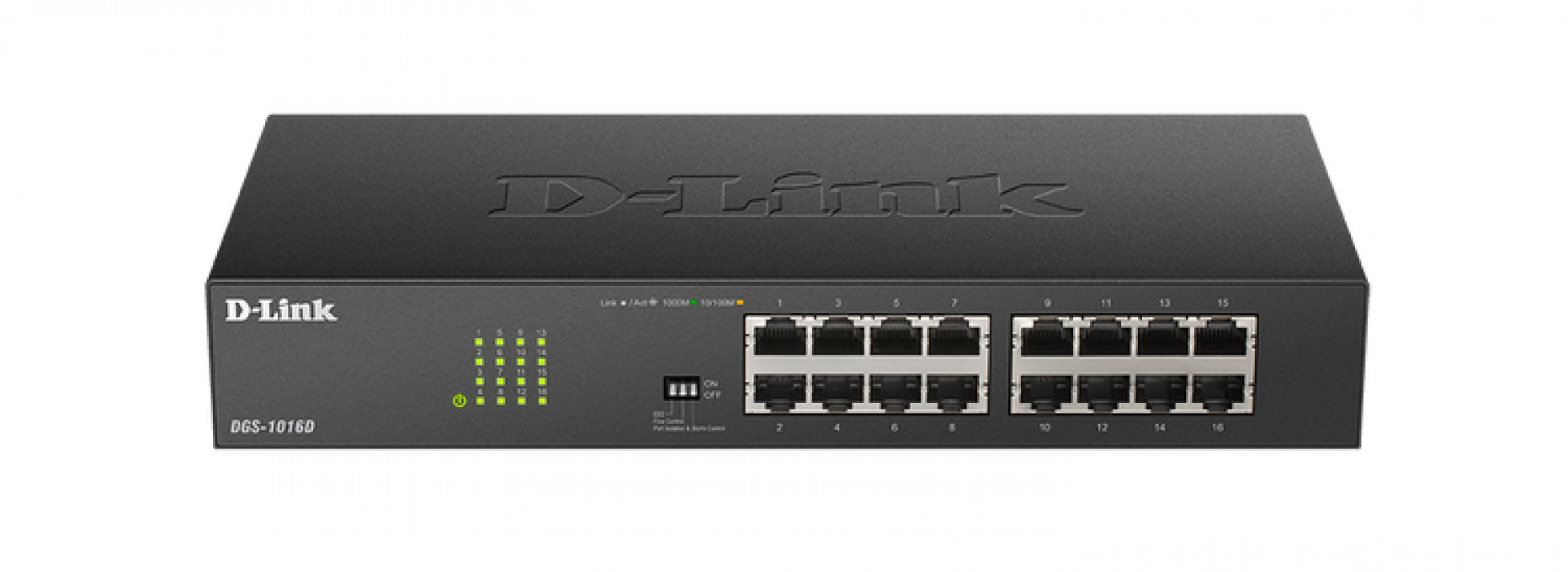 D-LINK SWITCH DGS-1016A 16-PORT 10/1001000BPS UNMANAGED - 3 D-LINK SWITCH DGS-1016A 16-PORT 10/1001000BPS UNMANAGED