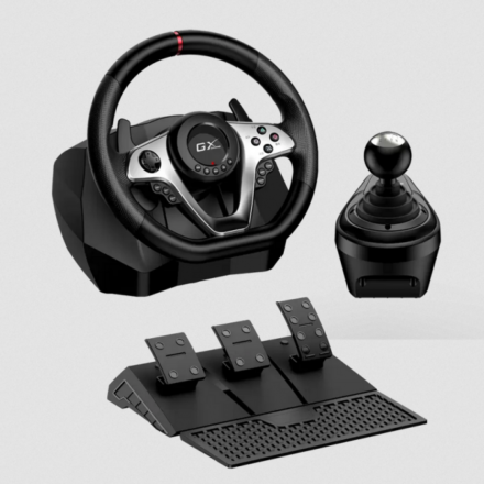 VOLANTE Y PEDALERA GENIUS SPEEDMASTER X1 CAJA MANUAL