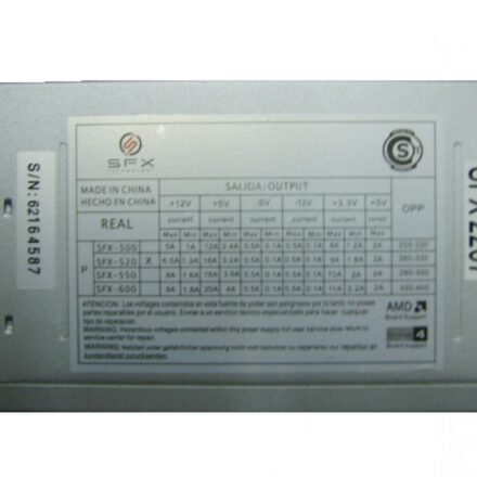 FUENTE SFX 500W 20+4 SATA
