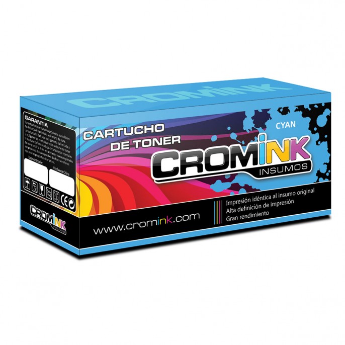 CROMINK TONER ALT. HP Q6001A CYAN CROMINK TONER ALT. HP Q6001A CYAN