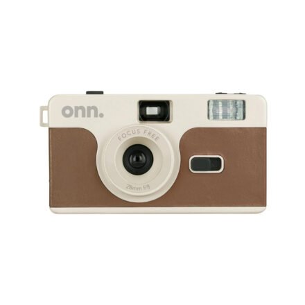 Cámara | onn. | Reutilizable 35mm | Flash | Incluye film ISO 400 | Marrón