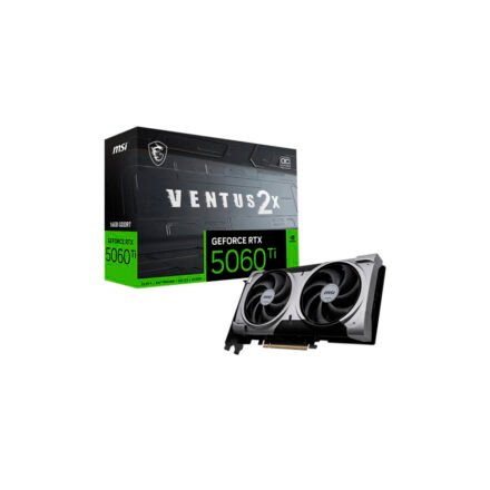 Placa de Video | MSI | RTX 5060 Ti Ventus 2X OC Plus | 16GB GDDR7 | PCIe 5.0