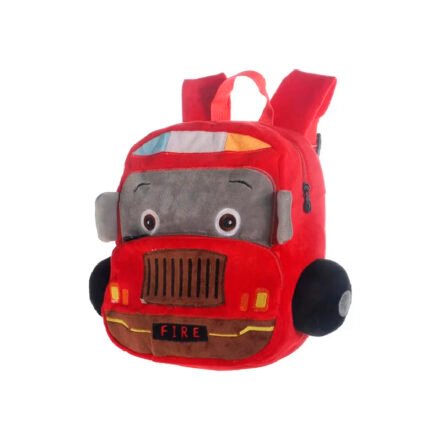 Mochila Trendy infantil camión bombero roja | Peluche jardín | Modelo 51322