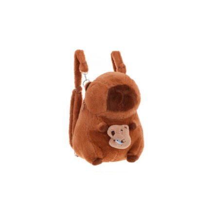 Mochila Trendy infantil capibara con bebé | Peluche | 53709