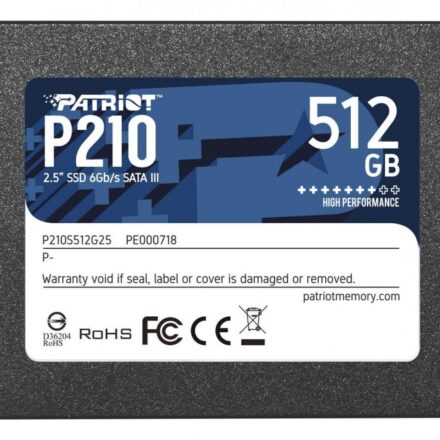 DISCO SSD PATRIOT P210 SOLID 512GB SATA3 PE000718