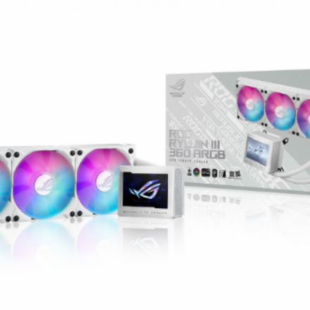 Water Cooler | ASUS ROG | Ryujin III 360 ARGB Extreme White | LCD IPS
