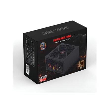 Fuente Raptor Volt ZU-ATX75XY | 750W | 80 Plus Bronze | Full Modular | ATX