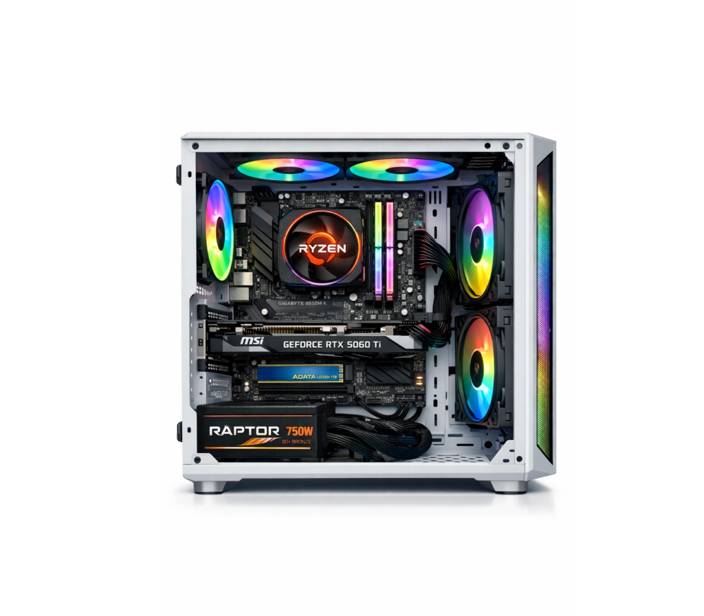 PC Gamer FORZA | Ryzen 7 5800XT | RTX 5060 Ti 16GB | 32GB | 1TB SSD