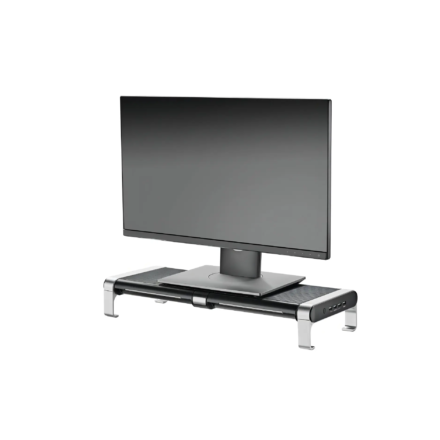 Soporte para Monitor Redragon CRYSTAL | HUB 3x USB | RGB