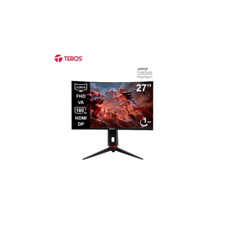 Monitor Teros TE-2766G Gaming 27″ Curvo VA FHD (1920X1080) 180Hz 1ms Ficha USA Monitor Teros TE-2766G Gaming 27″ Curvo VA FHD (1920X1080) 180Hz 1ms Ficha USA