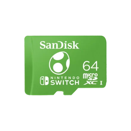 Tarjeta de Memoria Sandisk MicroSDXC 64GB UHS-I Card C10 U3 100Mb for Nintendo Switch Yoshi Edition