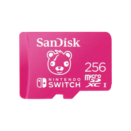 Tarjeta de Memoria Sandisk MicroSDXC 256GB UHS-I Card C10 U3 100Mb for Nintendo Switch Fortnite Edition