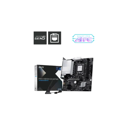 Placa madre | MSI | PRO H810M-B WIFI6E | LGA 1851 DDR5 Wi‑Fi 6E