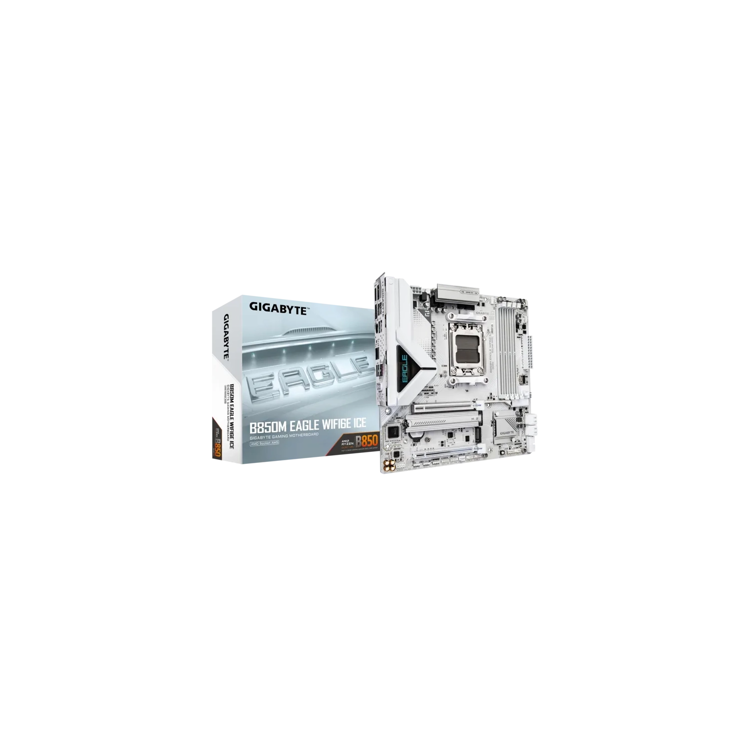 Motherboard (AM5) GIGABYTE B850M EAGLE WIFI6E ICE Motherboard (AM5) GIGABYTE B850M EAGLE WIFI6E ICE