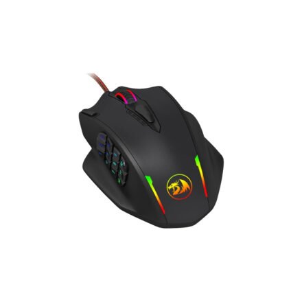 Mouse Gamer Redragon Impact M908 RGB | 12400 DPI | 18 Botones Programables | Pesas Ajustables